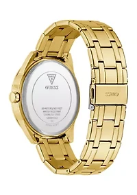 Gold Tone Analog Watch