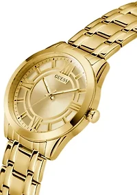 Gold Tone Analog Watch