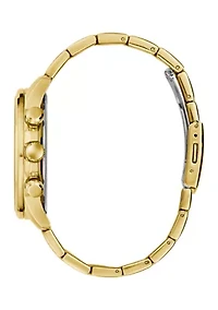  Men's Gold Tone Multi-Function Watch