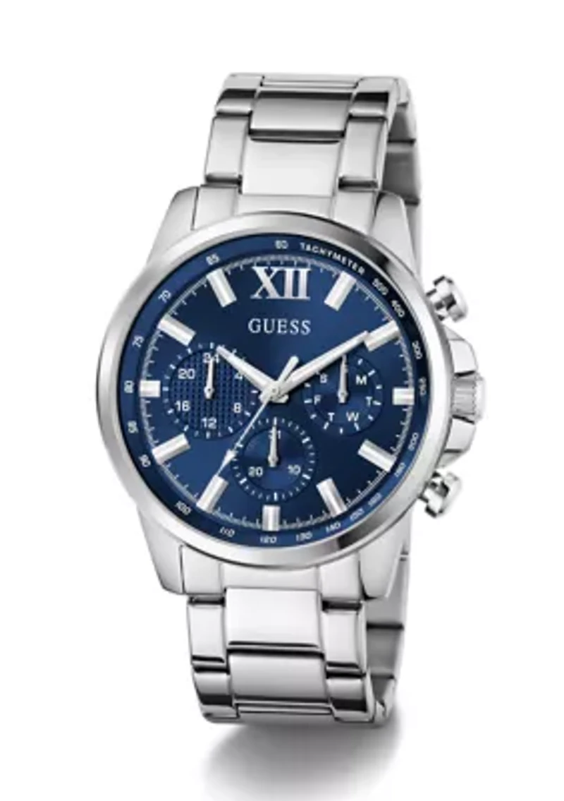 Silver Tone Multifunction Watch