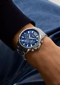 Silver Tone Multifunction Watch