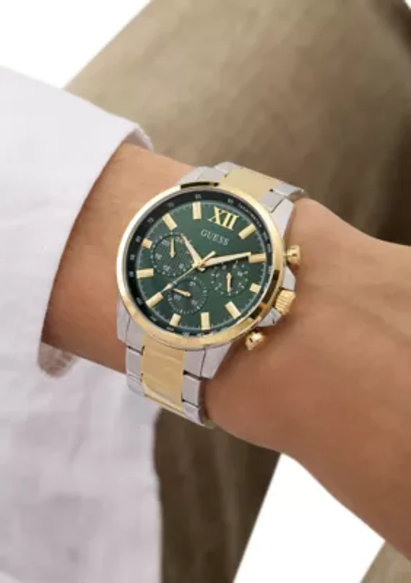 Men's 2-Tone Multi-Function Watch