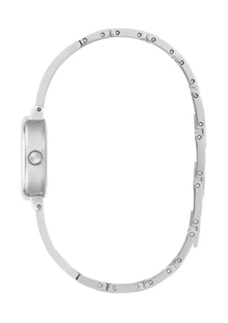 Ladies Silver Tone Analog Watch