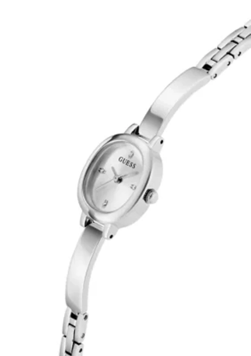 Ladies Silver Tone Analog Watch