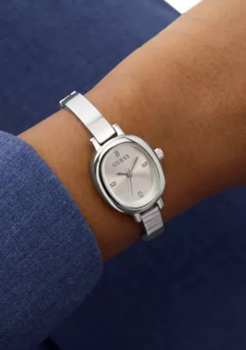 Ladies Silver Tone Analog Watch