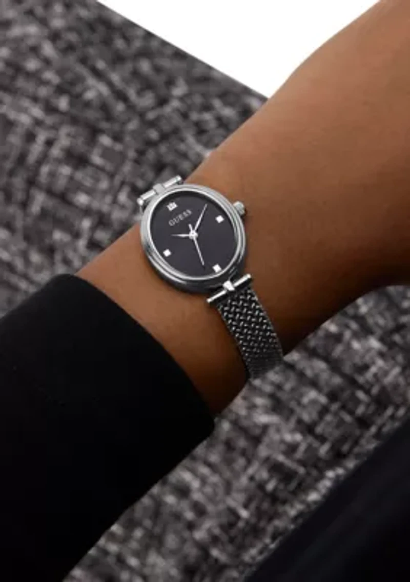 Silver Black Watch