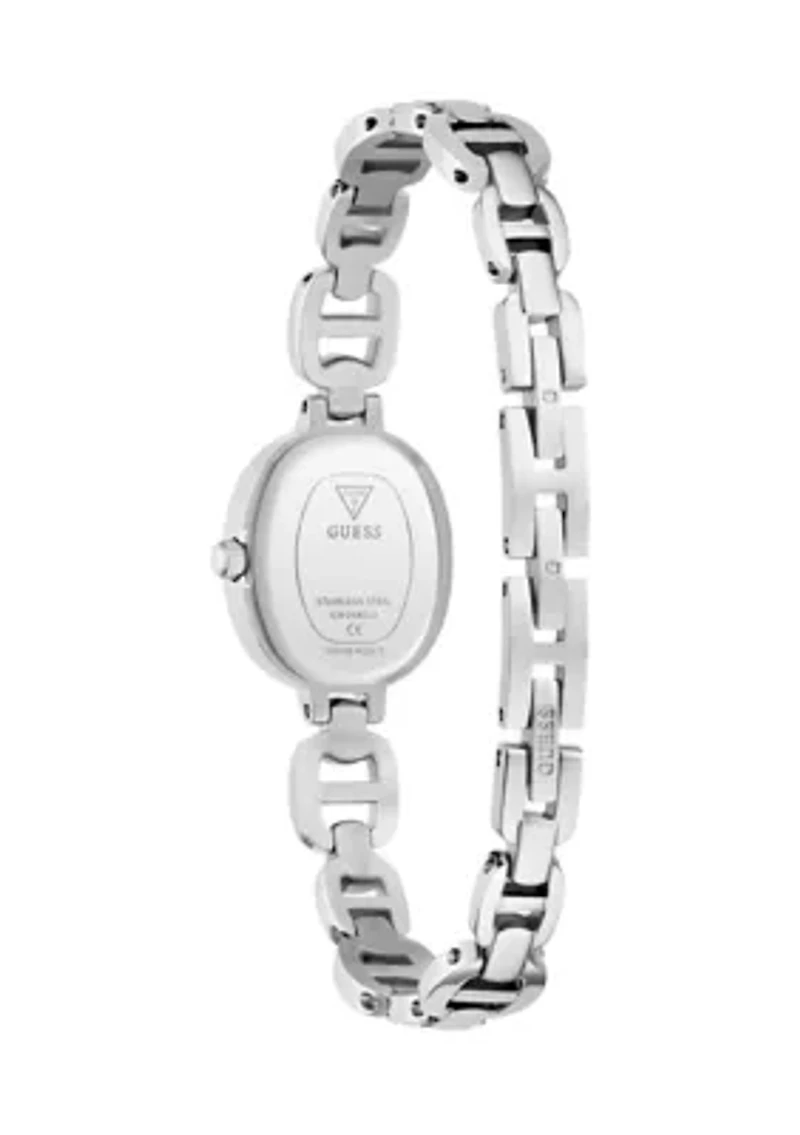  Ladies Silver Tone Analog Watch