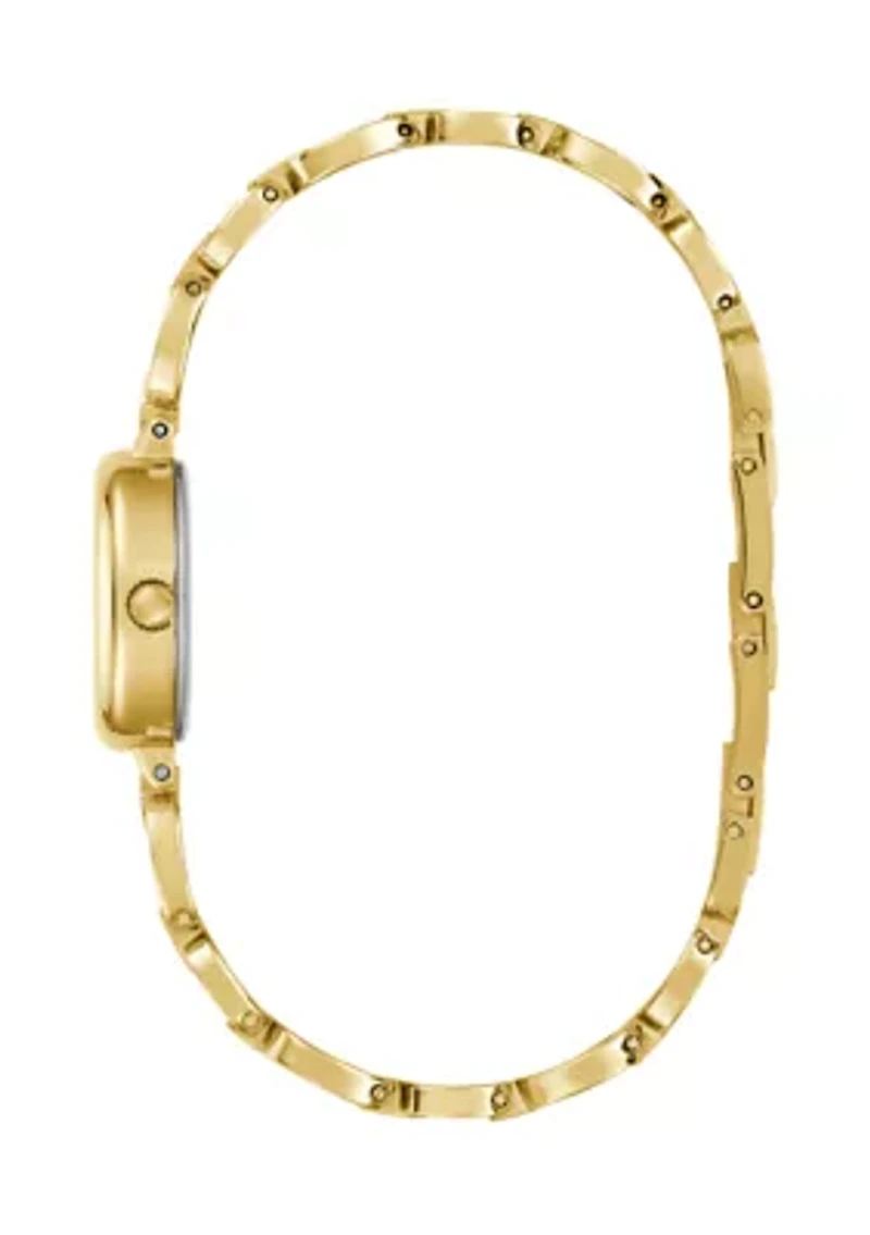 Ladies Gold Tone Analog Watch