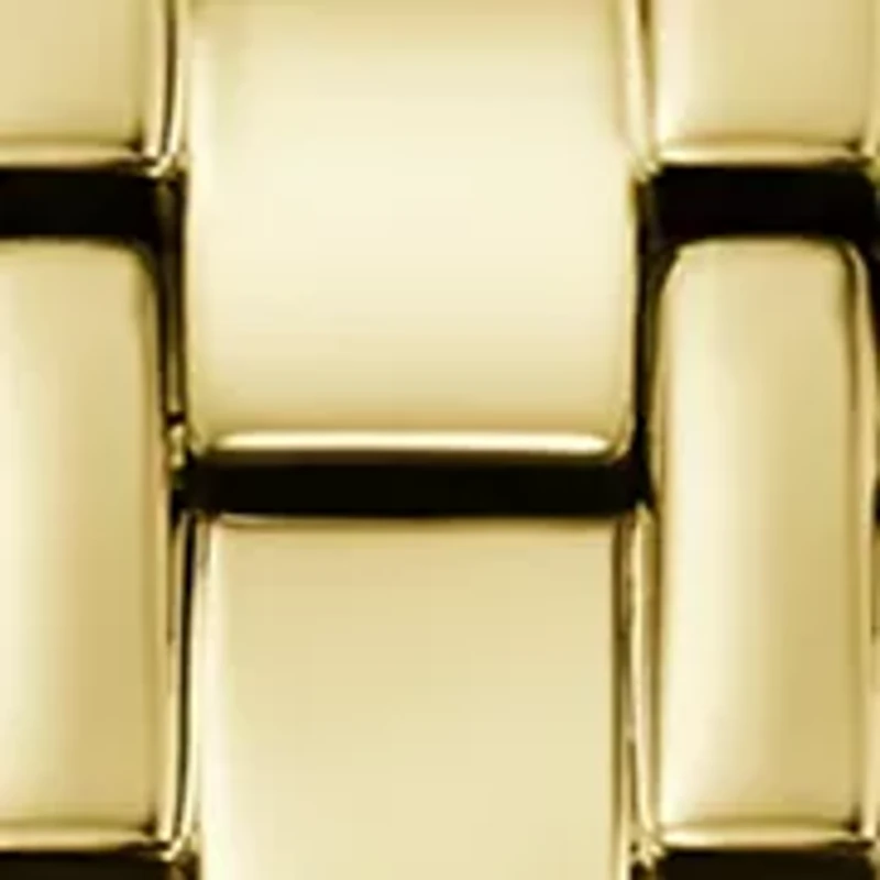 Crystal Pavé Square Analog Watch