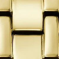 Crystal Pavé Square Analog Watch