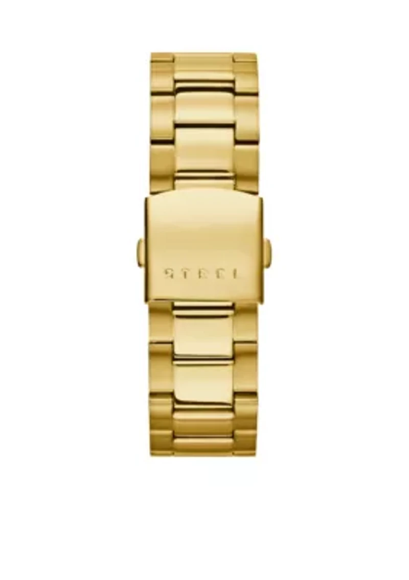 Gold-Tone Chronograph Watch