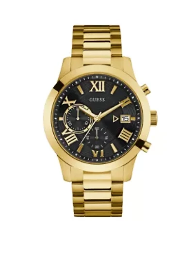 Gold-Tone Classic Style Chronograph Watch
