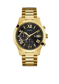 Gold-Tone Classic Style Chronograph Watch