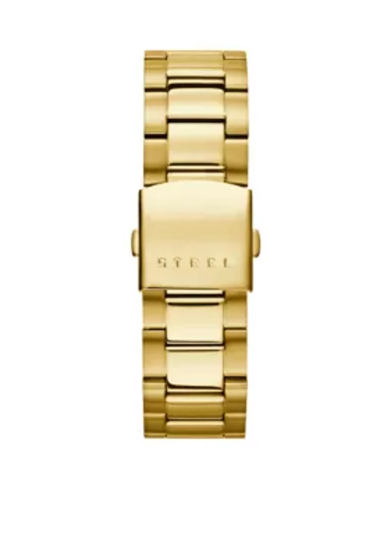 Gold-Tone Classic Style Chronograph Watch