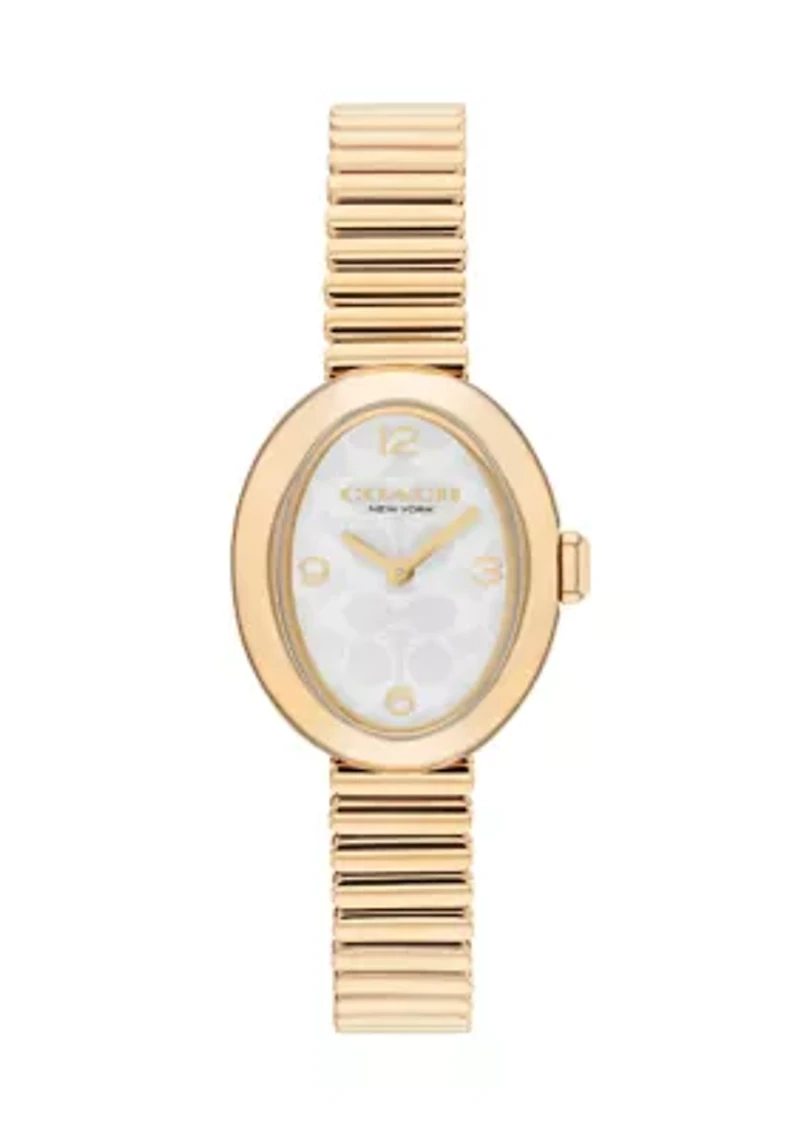 Sammy Stainless Steel Stretch Bracelet Watch