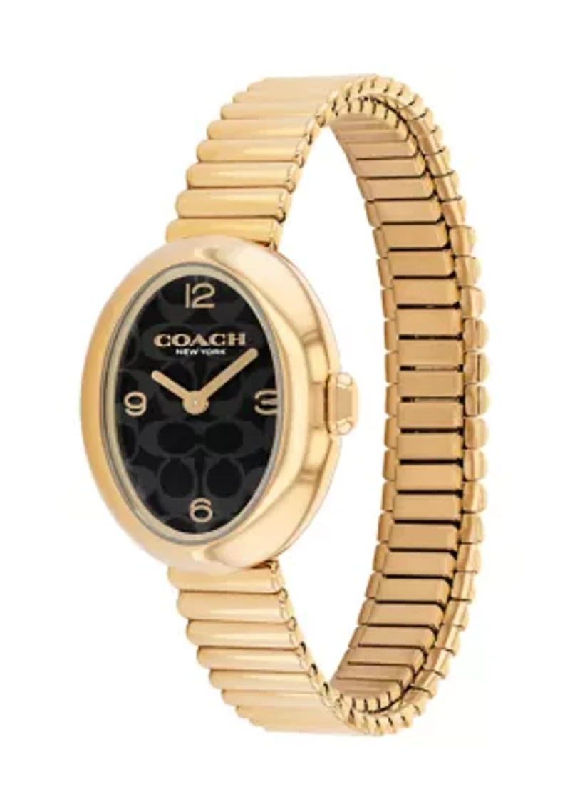 Sammy Stainless Steel Stretch Bracelet Watch