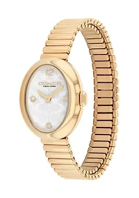 Sammy Stainless Steel Stretch Bracelet Watch