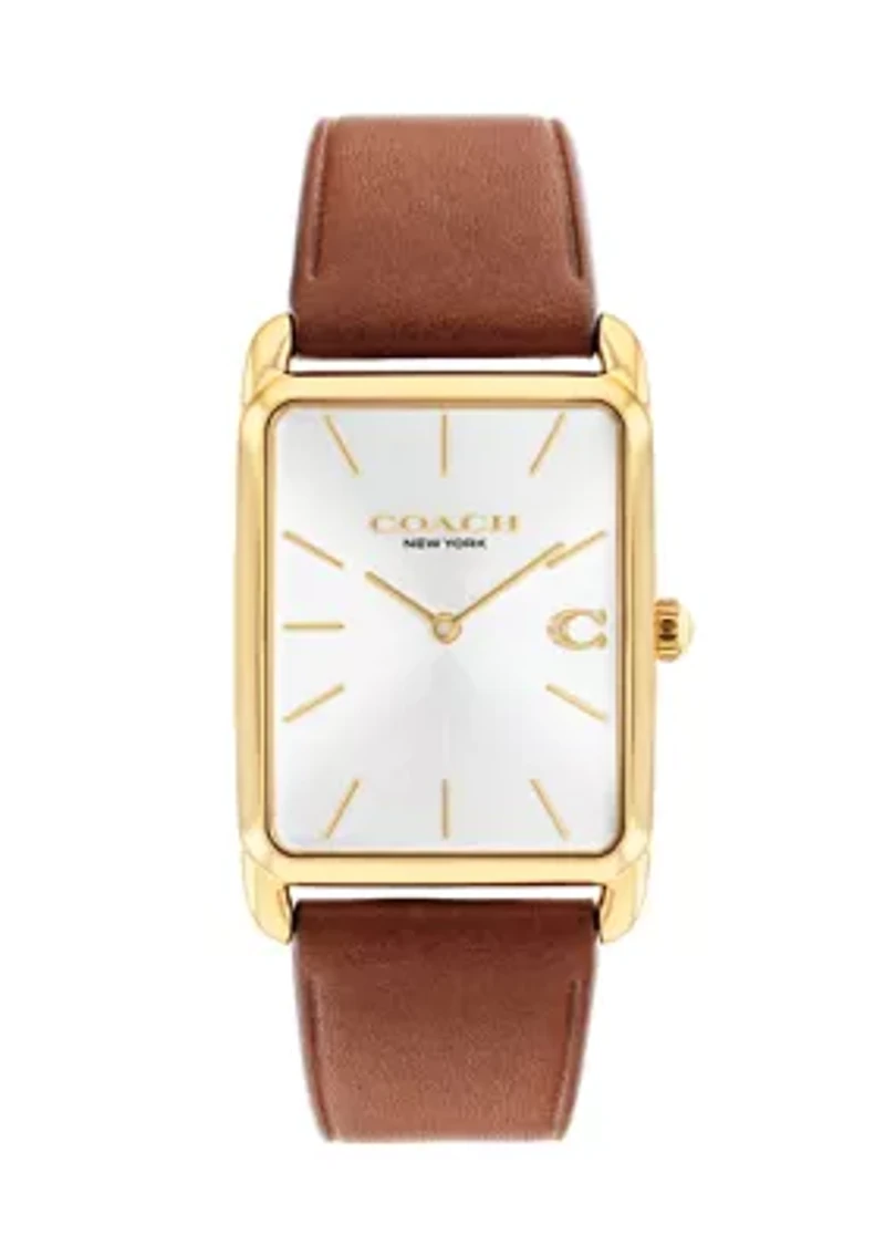 Elliot Leather Strap Watch