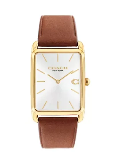 Elliot Leather Strap Watch