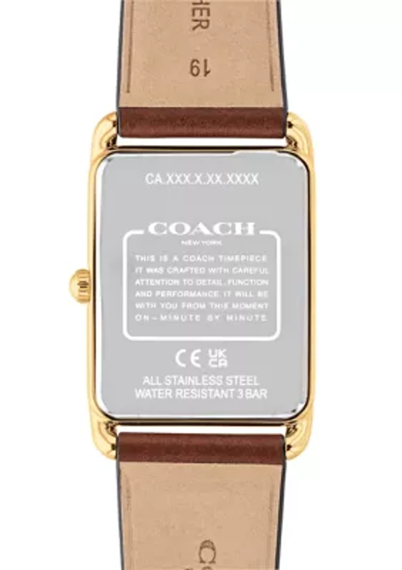 Elliot Leather Strap Watch