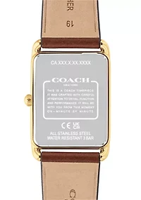 Elliot Leather Strap Watch