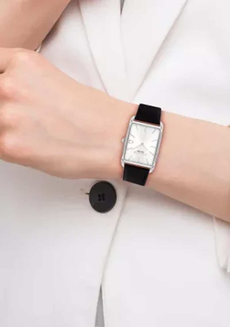 Elliot Leather Strap Watch