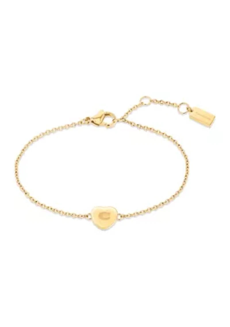 Elliot Pink Leather Strap Watch and Slider Bracelet