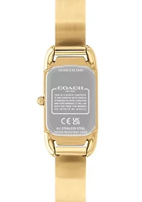 Cadie Gold-Tone Stainless Steel Bangle Bracelet Watch