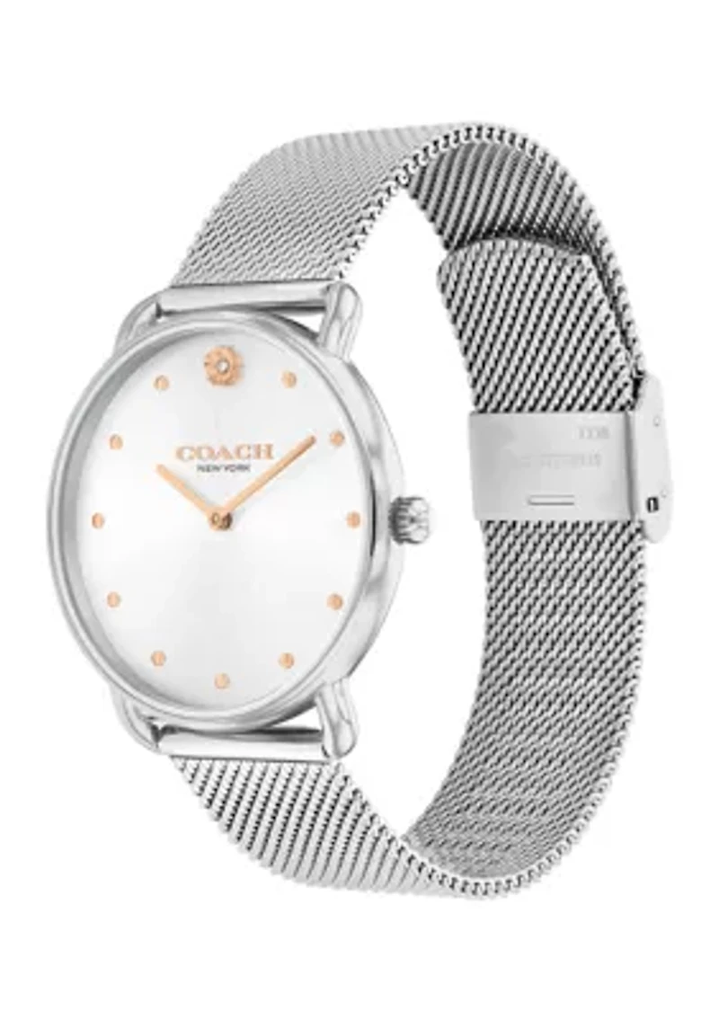 Elliot Stainless Steel Mesh Bracelet Watch