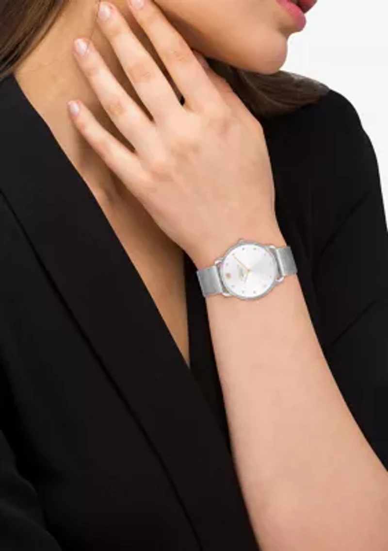 Elliot Stainless Steel Mesh Bracelet Watch