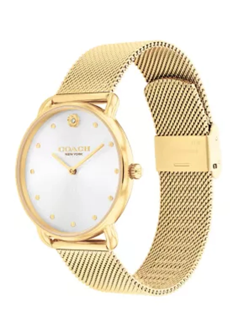 Elliot Stainless Steel Mesh Bracelet Watch