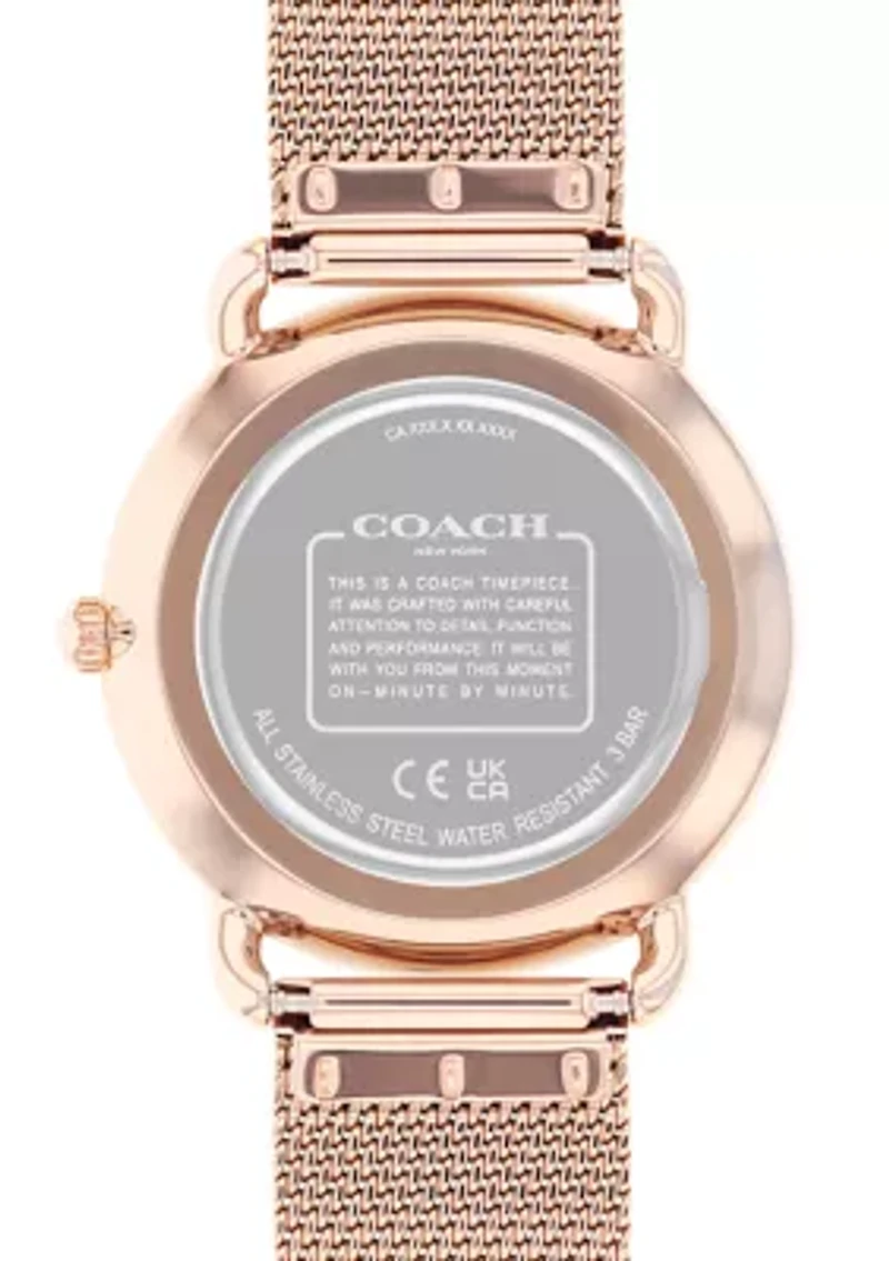 Elliot Stainless Steel Mesh Bracelet Watch