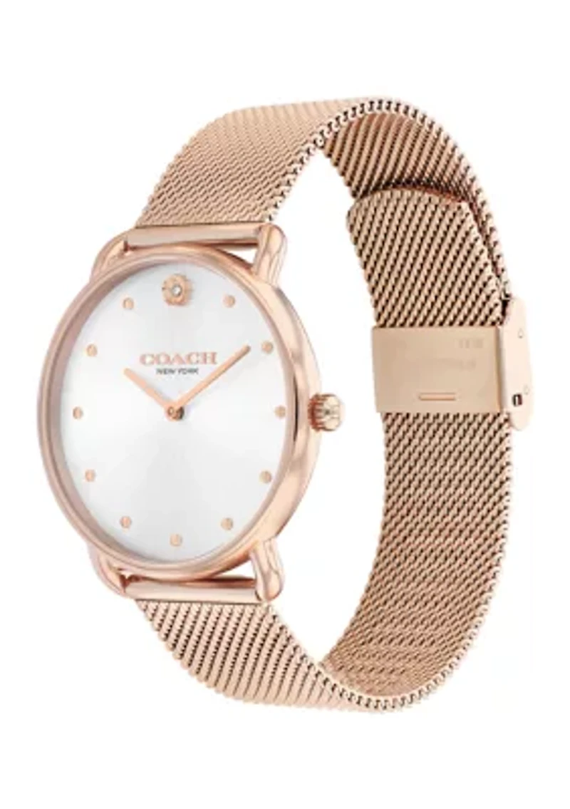 Elliot Stainless Steel Mesh Bracelet Watch