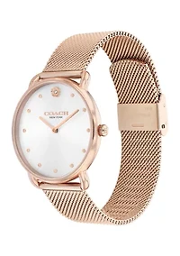 Elliot Stainless Steel Mesh Bracelet Watch