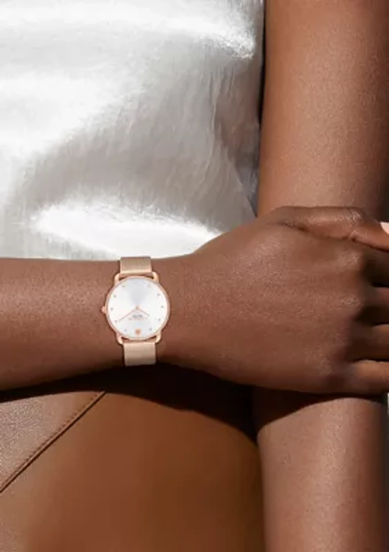 Elliot Stainless Steel Mesh Bracelet Watch