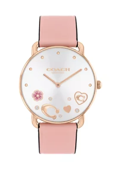 Elliot Leather Strap Watch