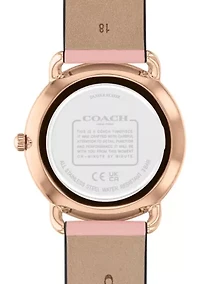 Elliot Leather Strap Watch