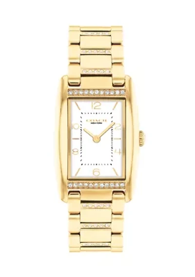 Reese Gold-Tone Stainless Steel Bracelet Watch