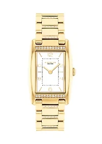 Reese Gold-Tone Stainless Steel Bracelet Watch