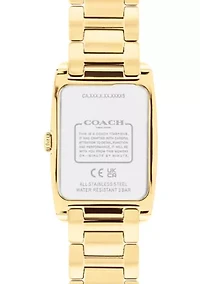 Reese Gold-Tone Stainless Steel Bracelet Watch
