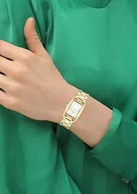Reese Gold-Tone Stainless Steel Bracelet Watch
