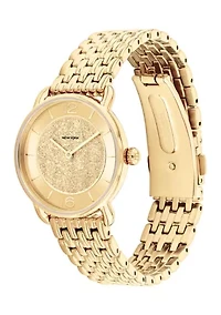 Elliot Stainless Steel Glitter Dial Bracelet Watch