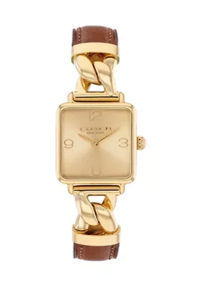  Cass Leather Strap Watch