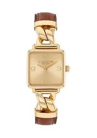  Cass Leather Strap Watch