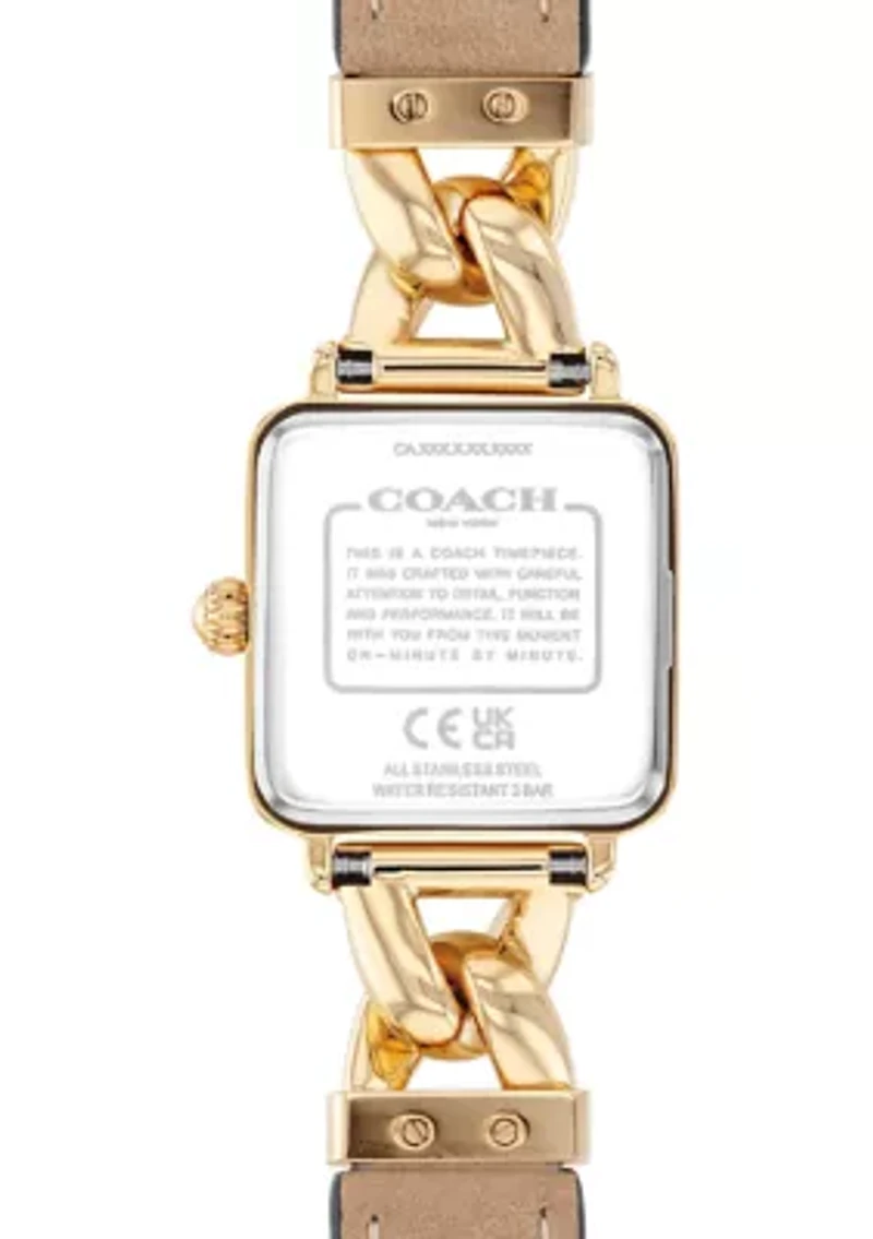  Cass Leather Strap Watch