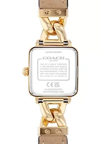  Cass Leather Strap Watch