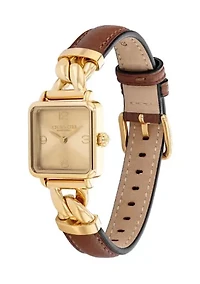  Cass Leather Strap Watch