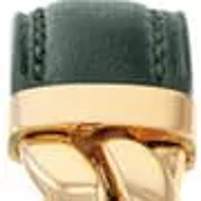 Cass Leather Strap Watch