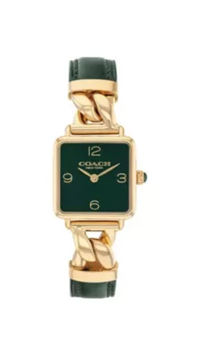 Cass Leather Strap Watch