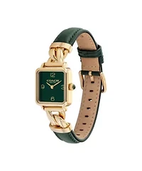 Cass Leather Strap Watch